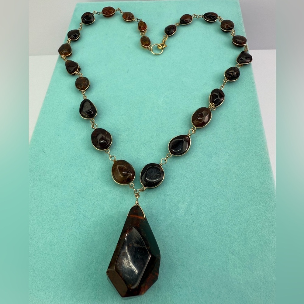Baltic Amber necklace pools of light necklace - Picture 8 of 12